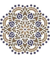 Šablóna Mandala zdravia 1a ST453